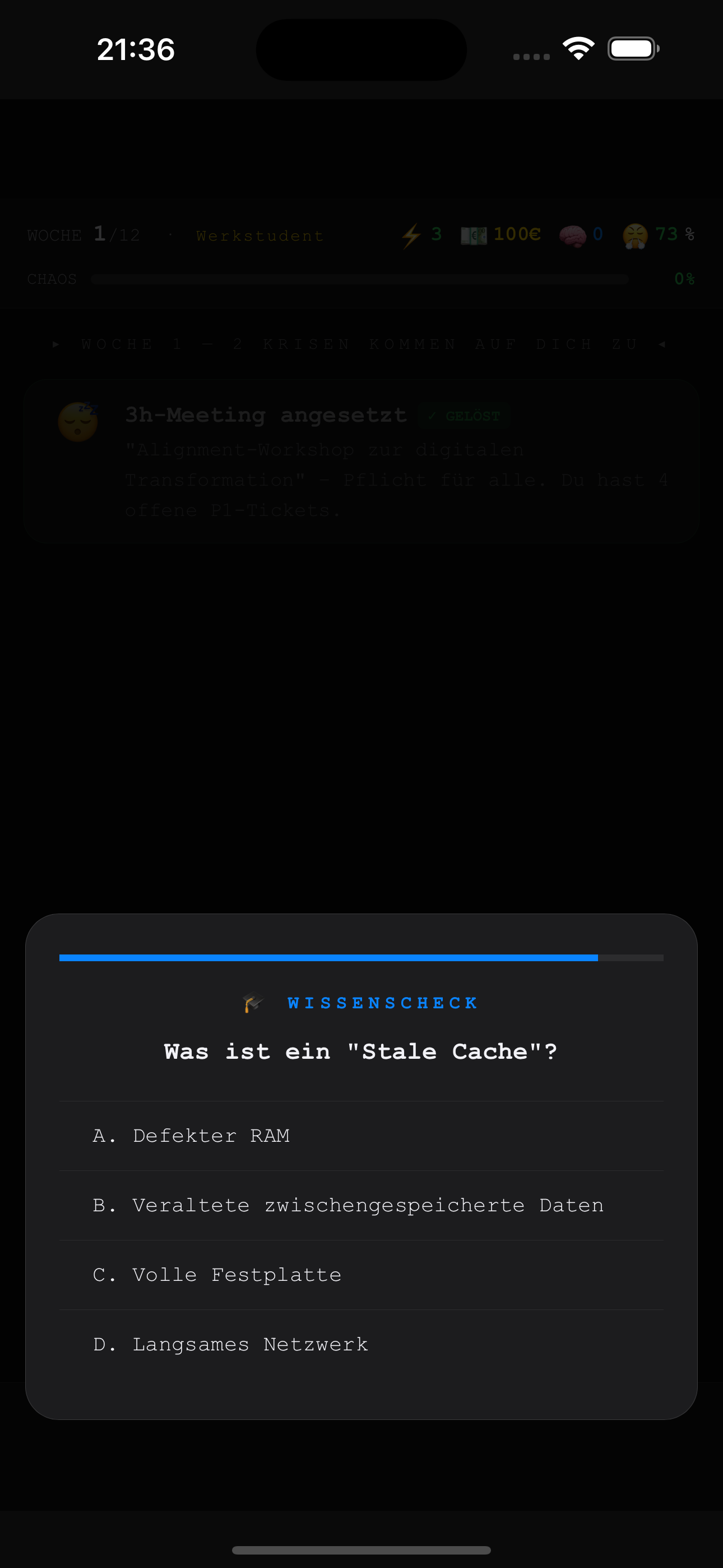 IT Inferno – Quizfrage